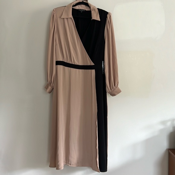 Eloquii colorblock midi dress - Picture 3 of 9